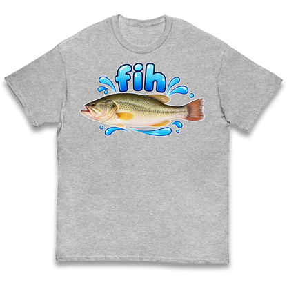 Fih Funny Bass Fish Kids T-Shirt