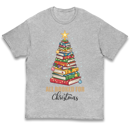 Book Tree Christmas Kids T-Shirt