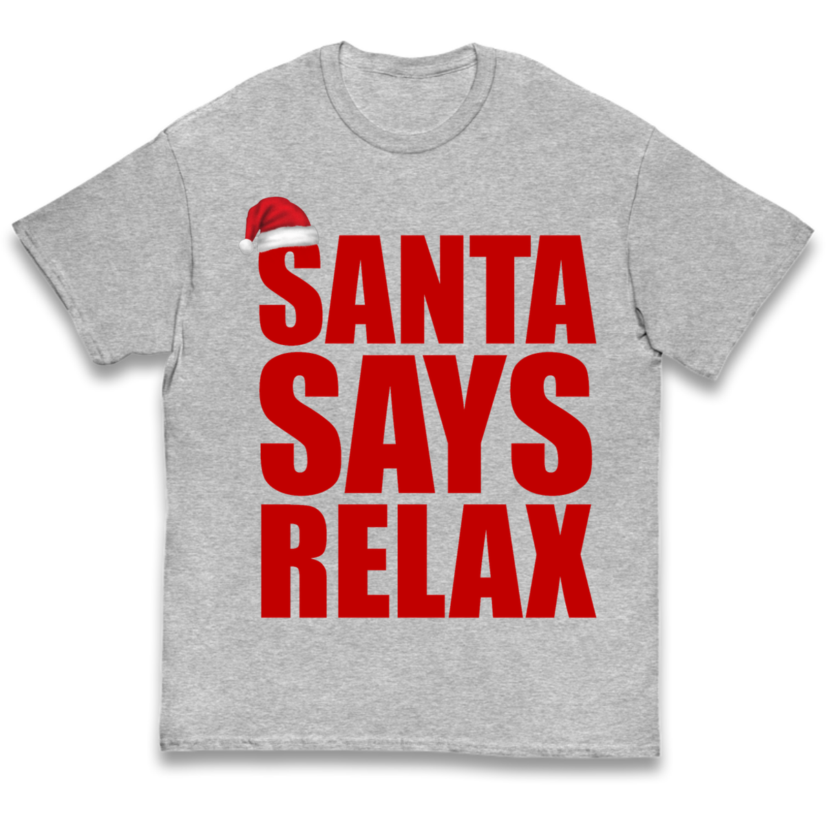 Santa Says Relax Kids T-Shirt