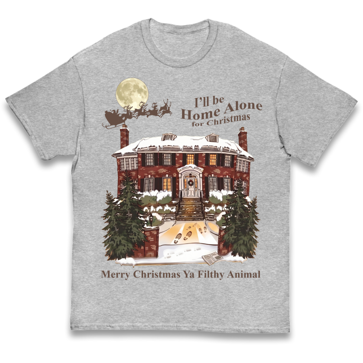 Home Alone Festive Christmas Kids T-Shirt