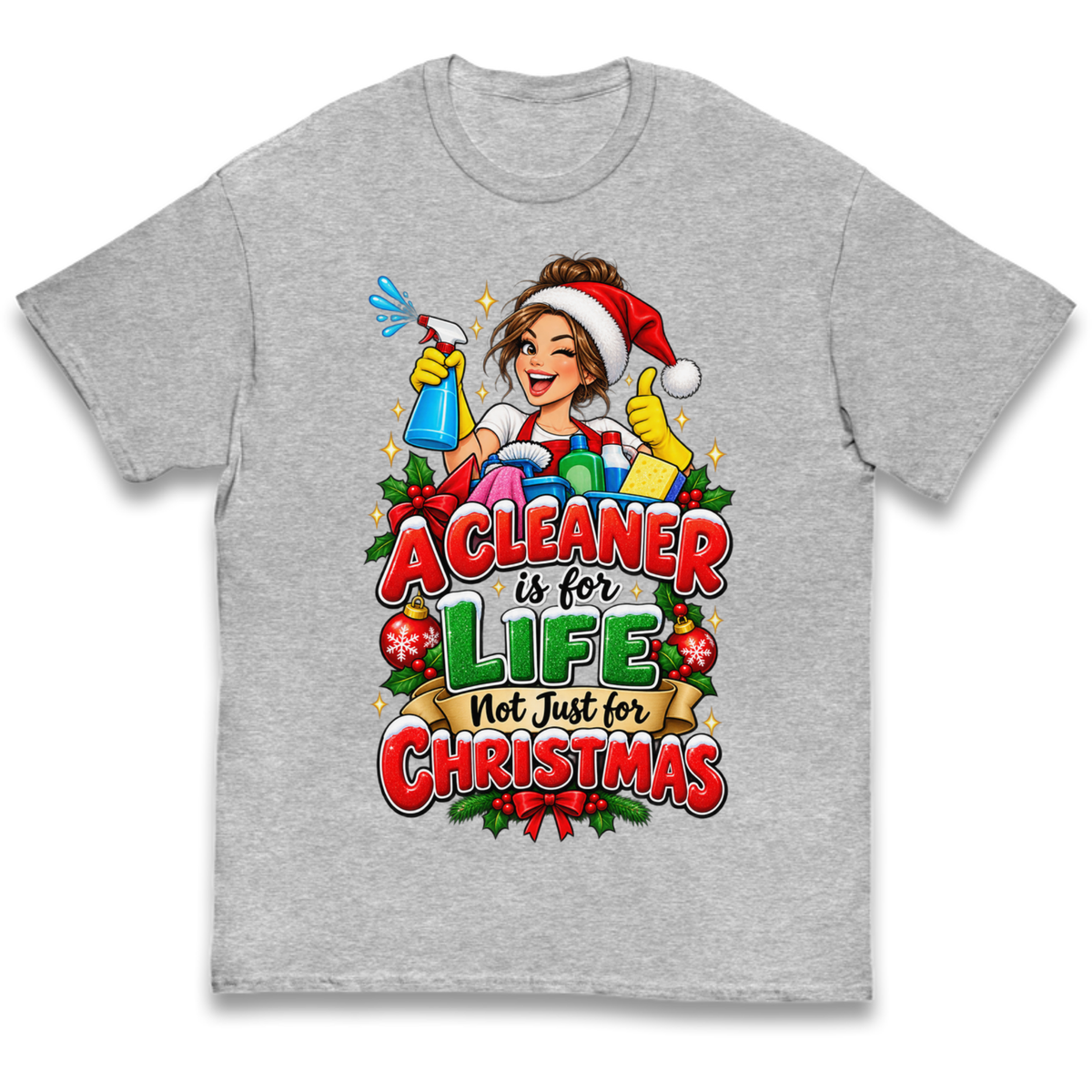 Cleaner Christmas Kids T-Shirt