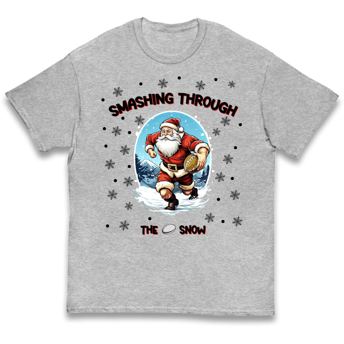 Rugby Santa Clothing Kids T-Shirt