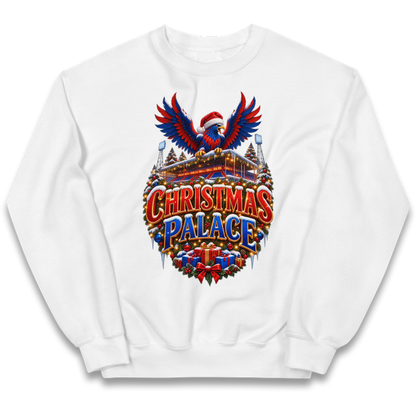 Crystal Palace Football Christmas Kids Jumper