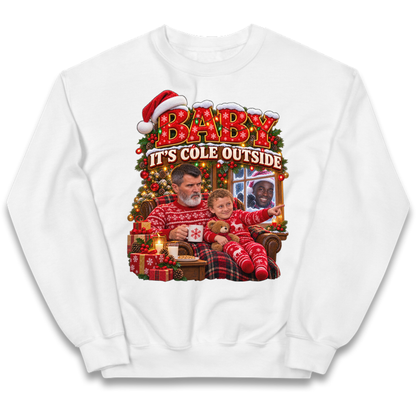 Roy Keane Man Utd Christmas Kids Jumper