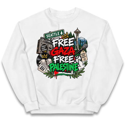 Macklemore Ed Sheeran Tour Palestine Kids Jumper
