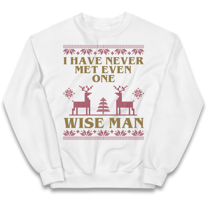 Retro Festive Graphic Kids Jumper