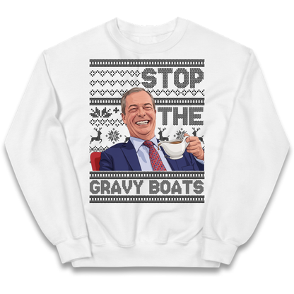 Satirical Festive Top Kids Jumper
