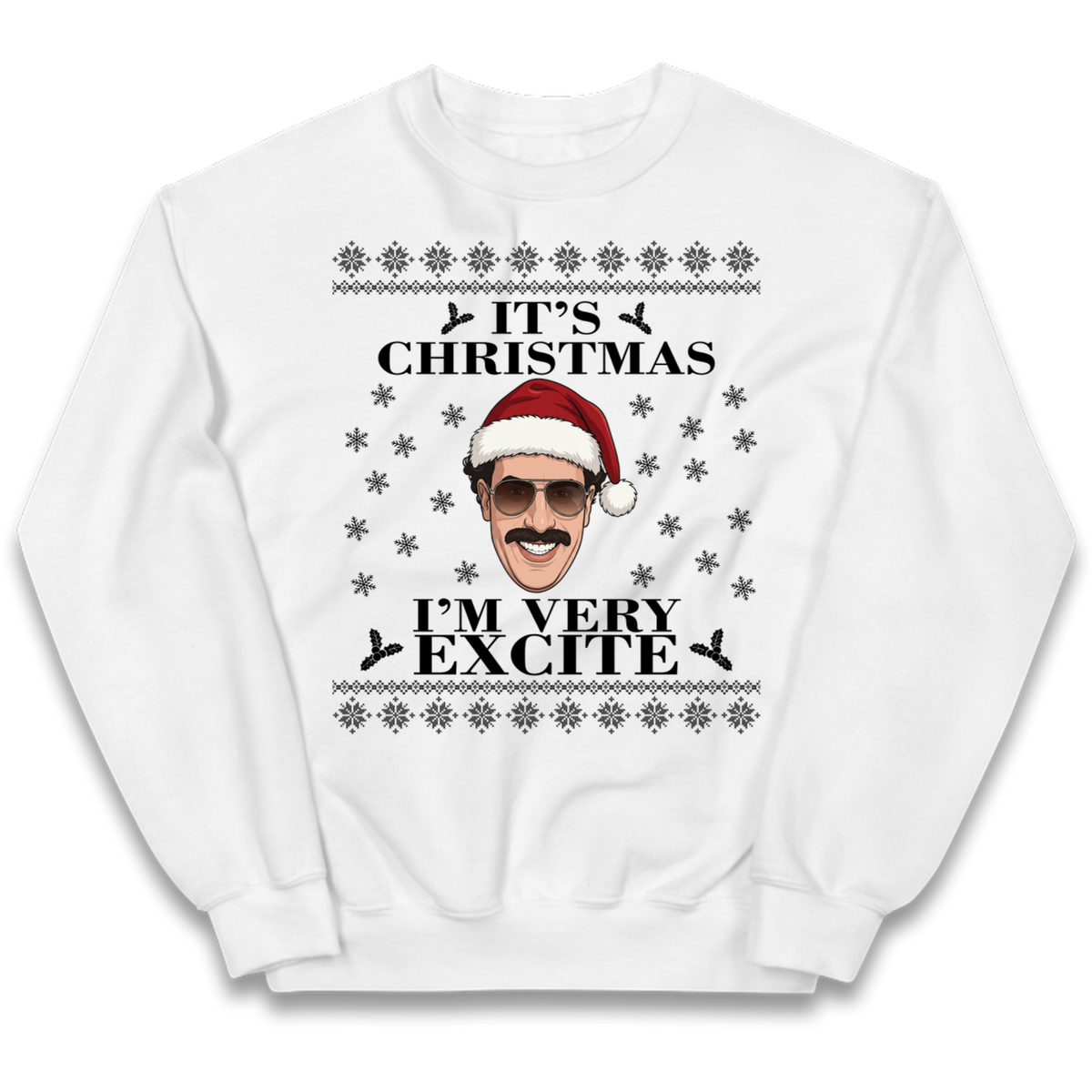 I Very Excite Christmas Kids Jumper