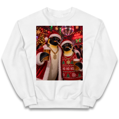 Penguin Christmas Kids Jumper