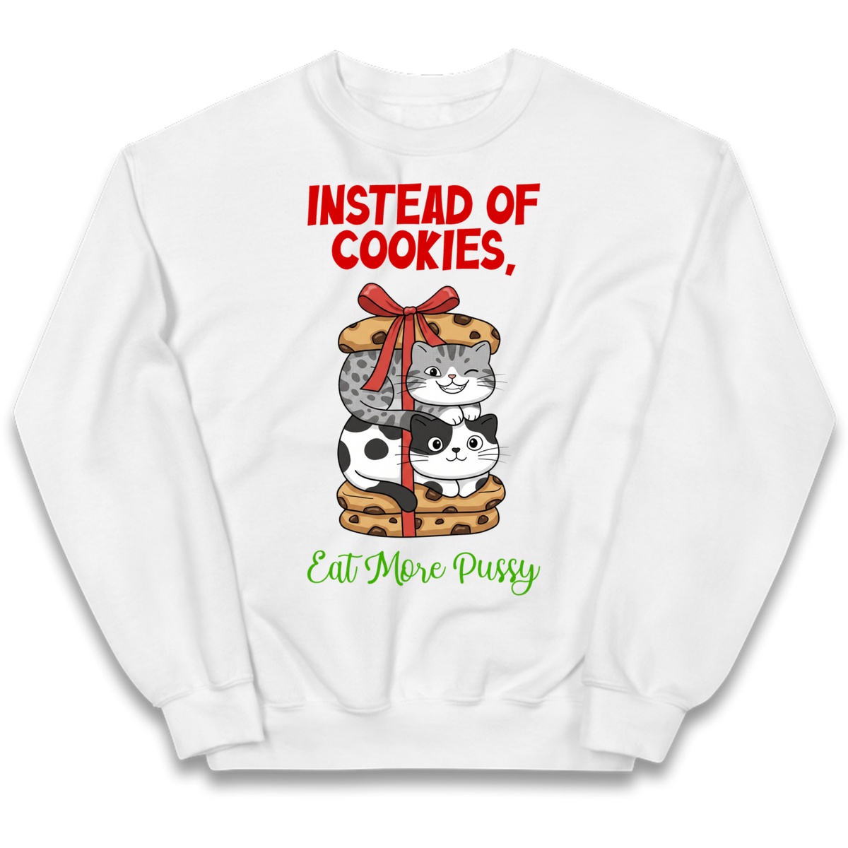 Cheeky Cat Slogan Kids Jumper