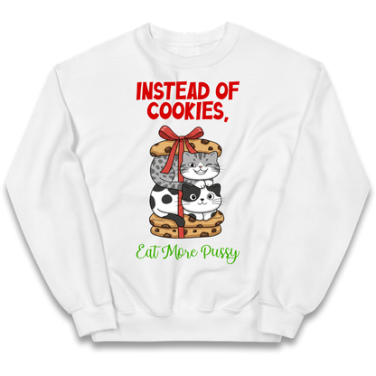 Cheeky Cat Slogan Kids Jumper
