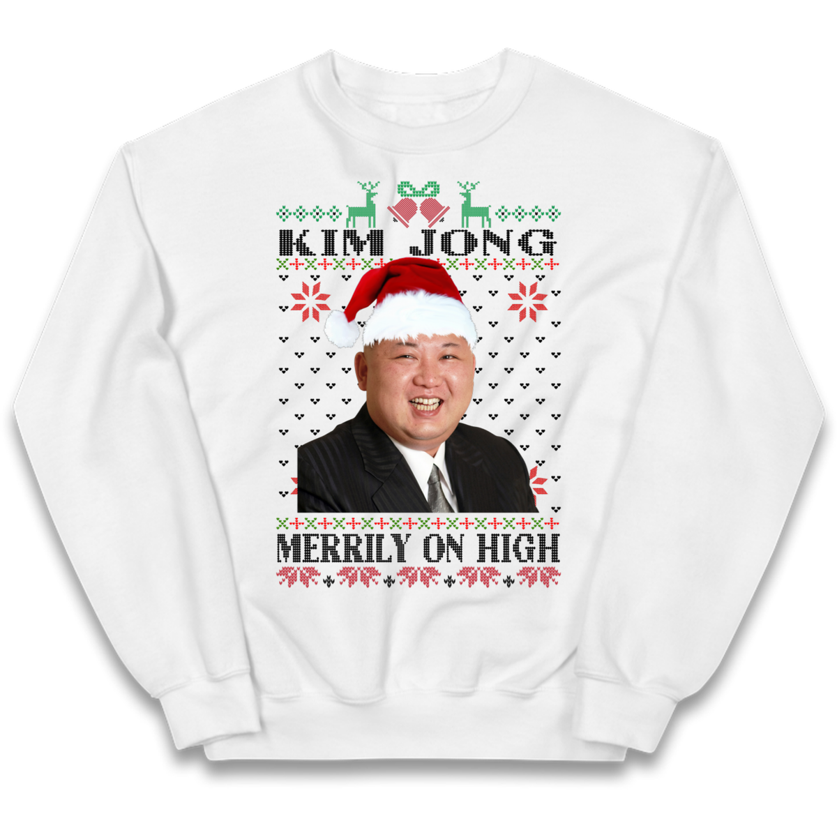 Kim Jong Christmas Kids Jumper