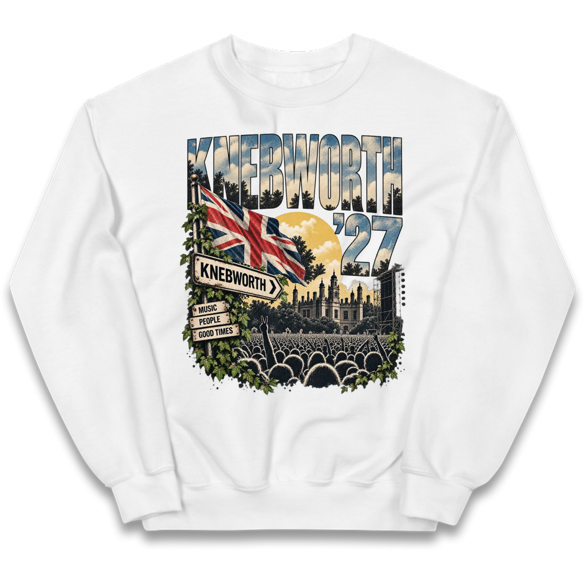 Oasis Knebworth Live '27 Kids Jumper