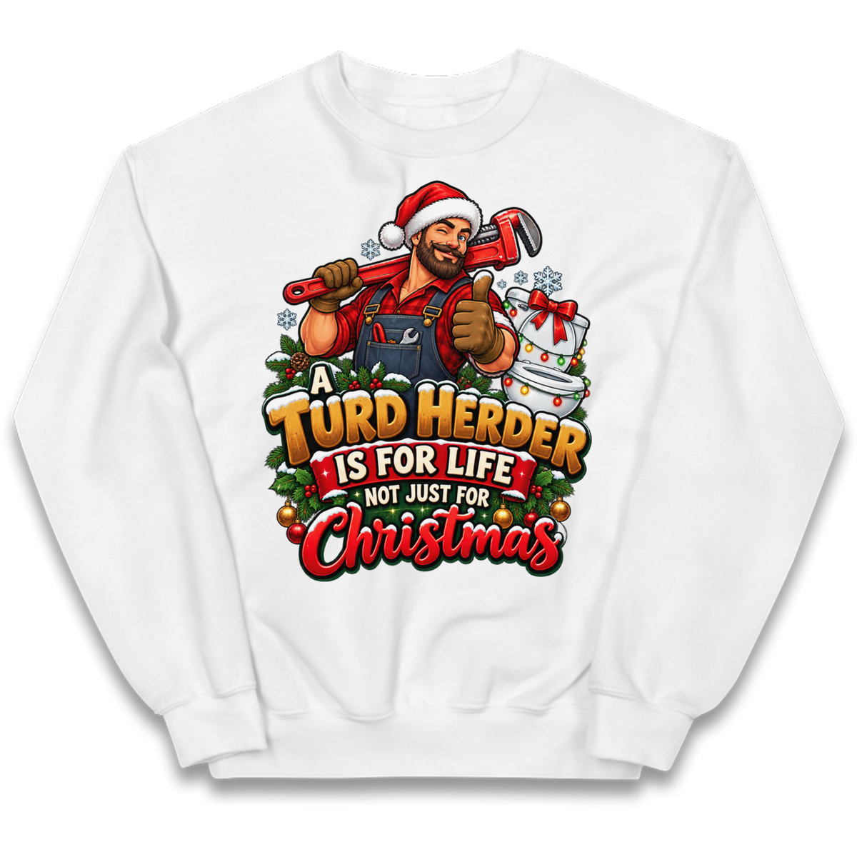 Plumbing Christmas Kids Jumper