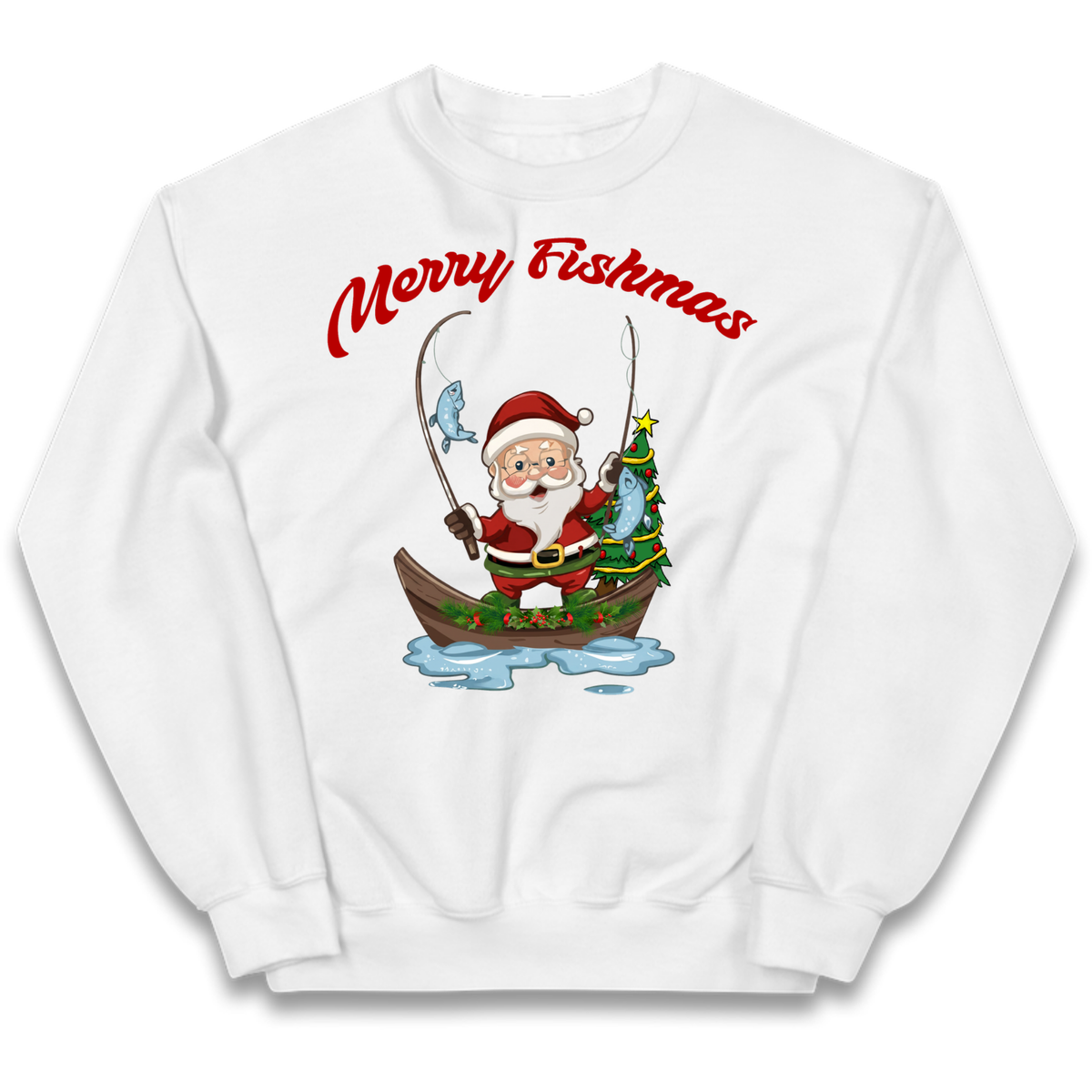 Merry Fishmas Kids Jumper