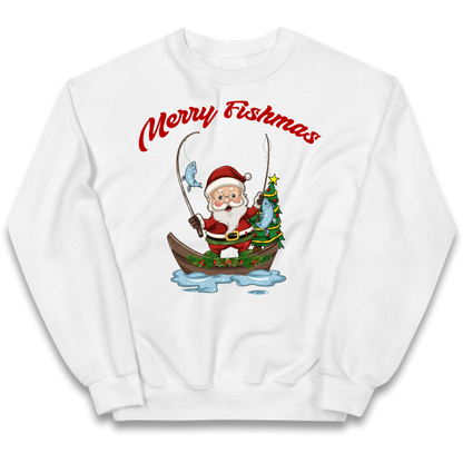 Merry Fishmas Kids Jumper
