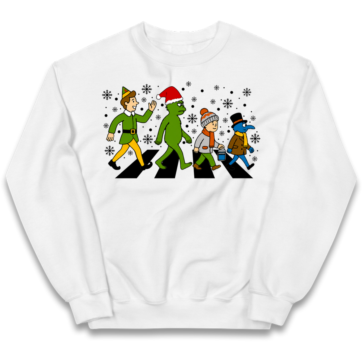 Abbey Road Walk Christmas jumper Kids Jumper