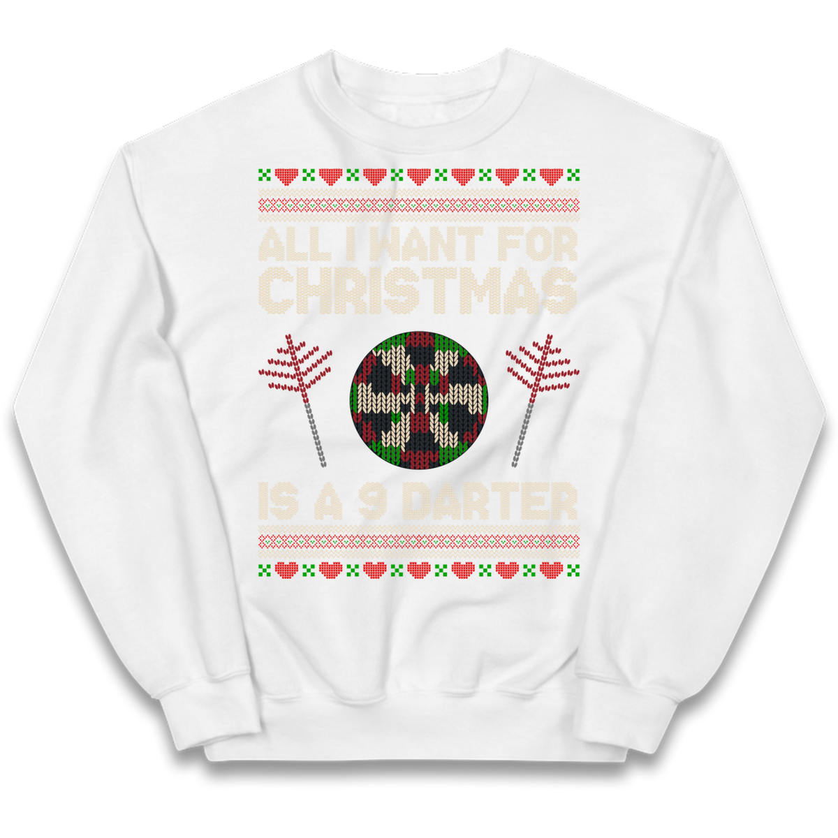 Festive Darts Outfit Kids Jumper