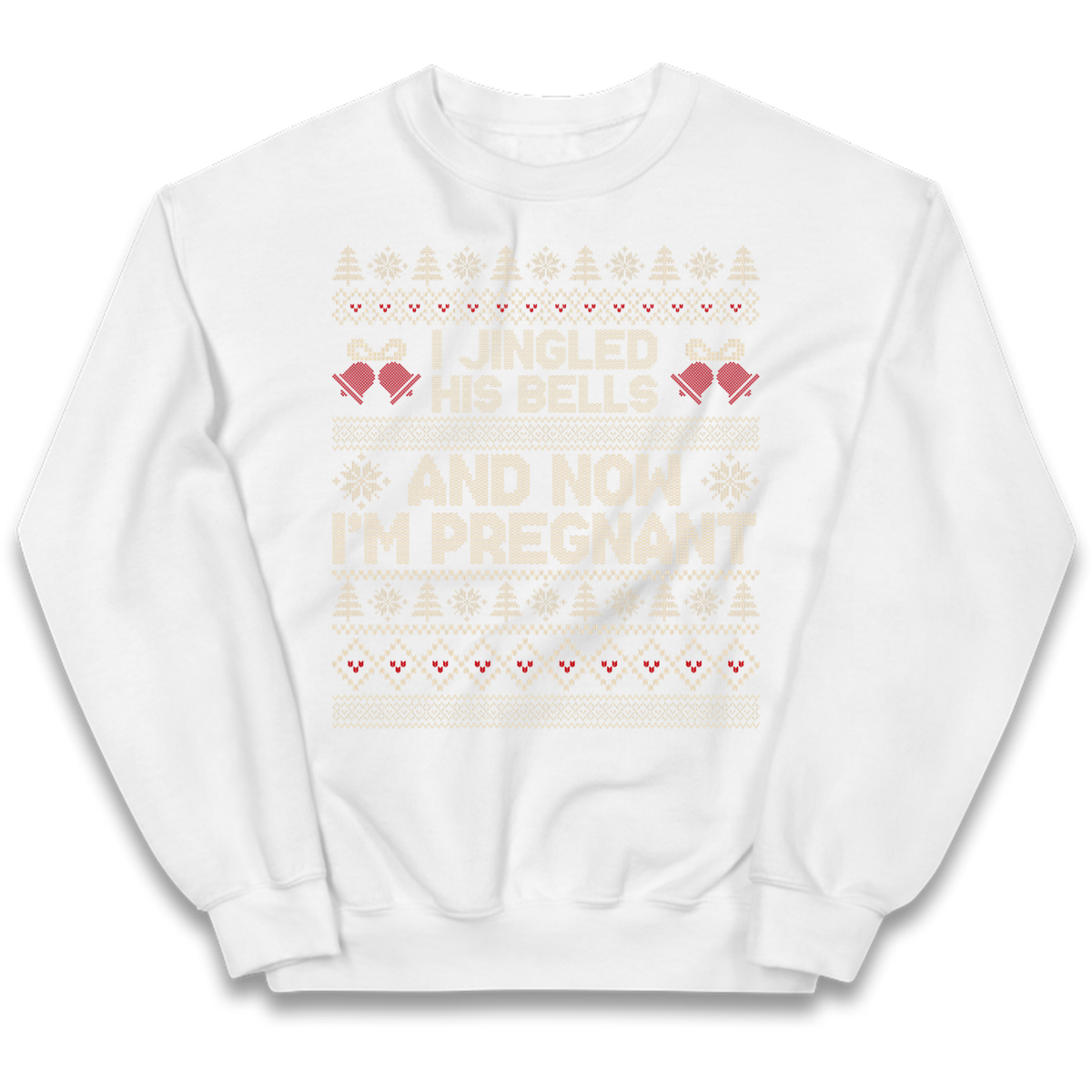 Pregnant At Christmas Kids Jumper
