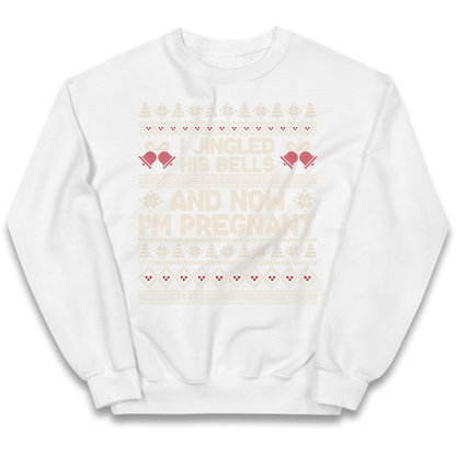 Pregnant At Christmas Kids Jumper