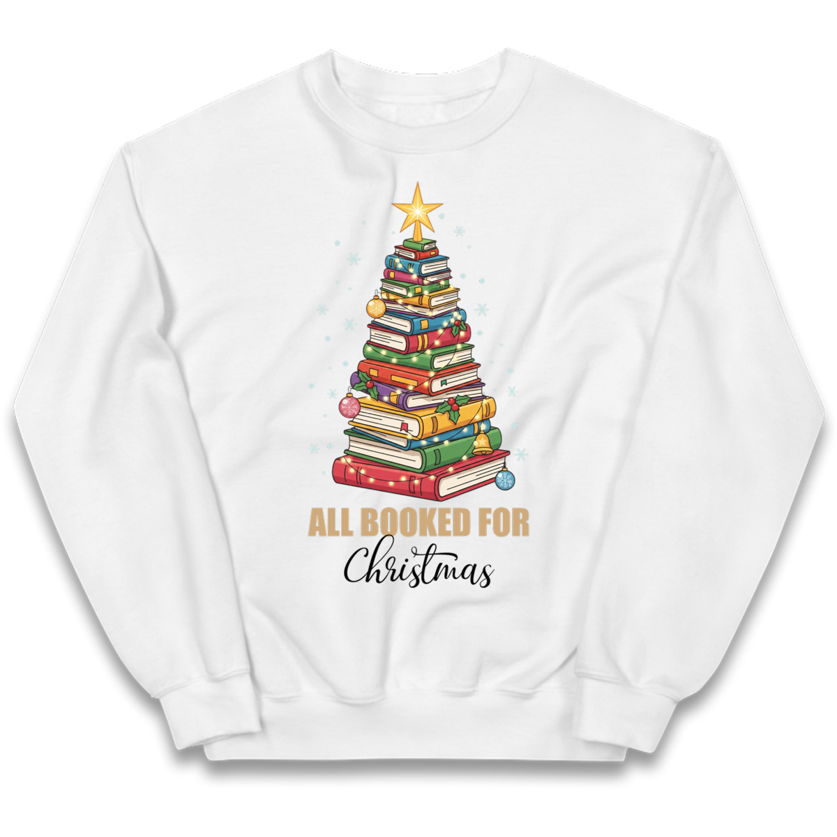 Book Tree Christmas Kids Jumper