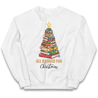 Book Tree Christmas Kids Jumper