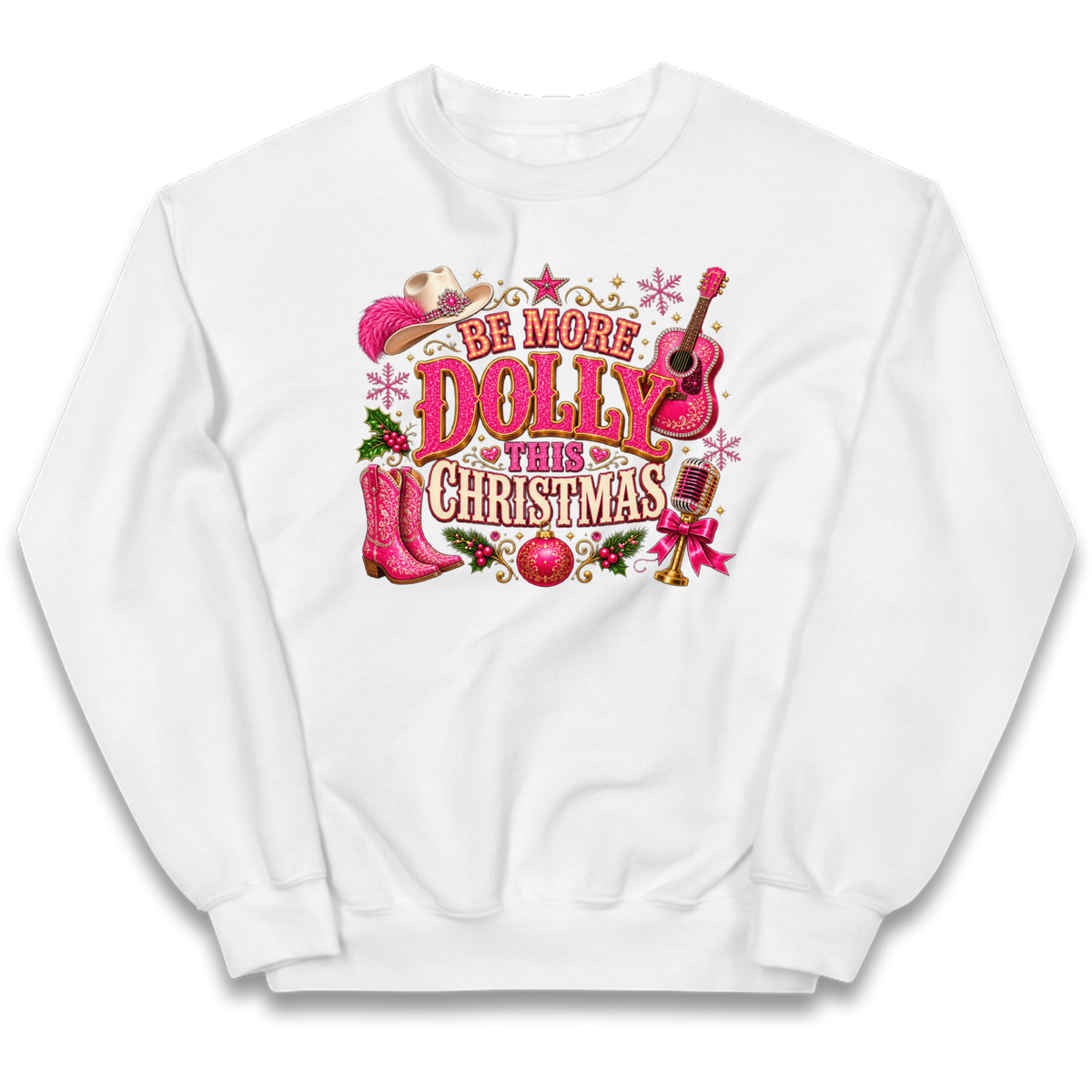 Dolly Parton Christmas Kids Jumper