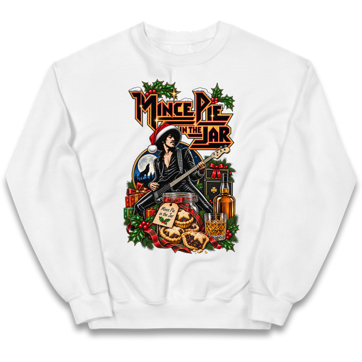 Thin Lizzy Christmas Kids Jumper