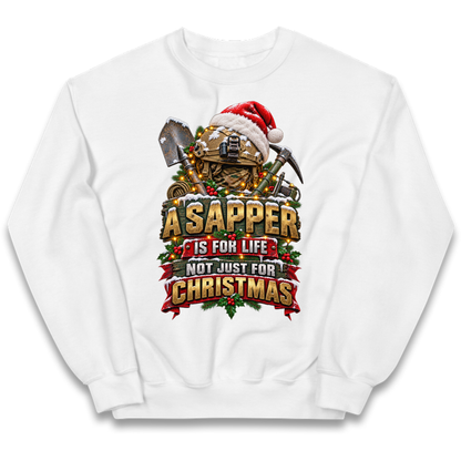 Royal Engineers Sappers Christmas Kids Jumper