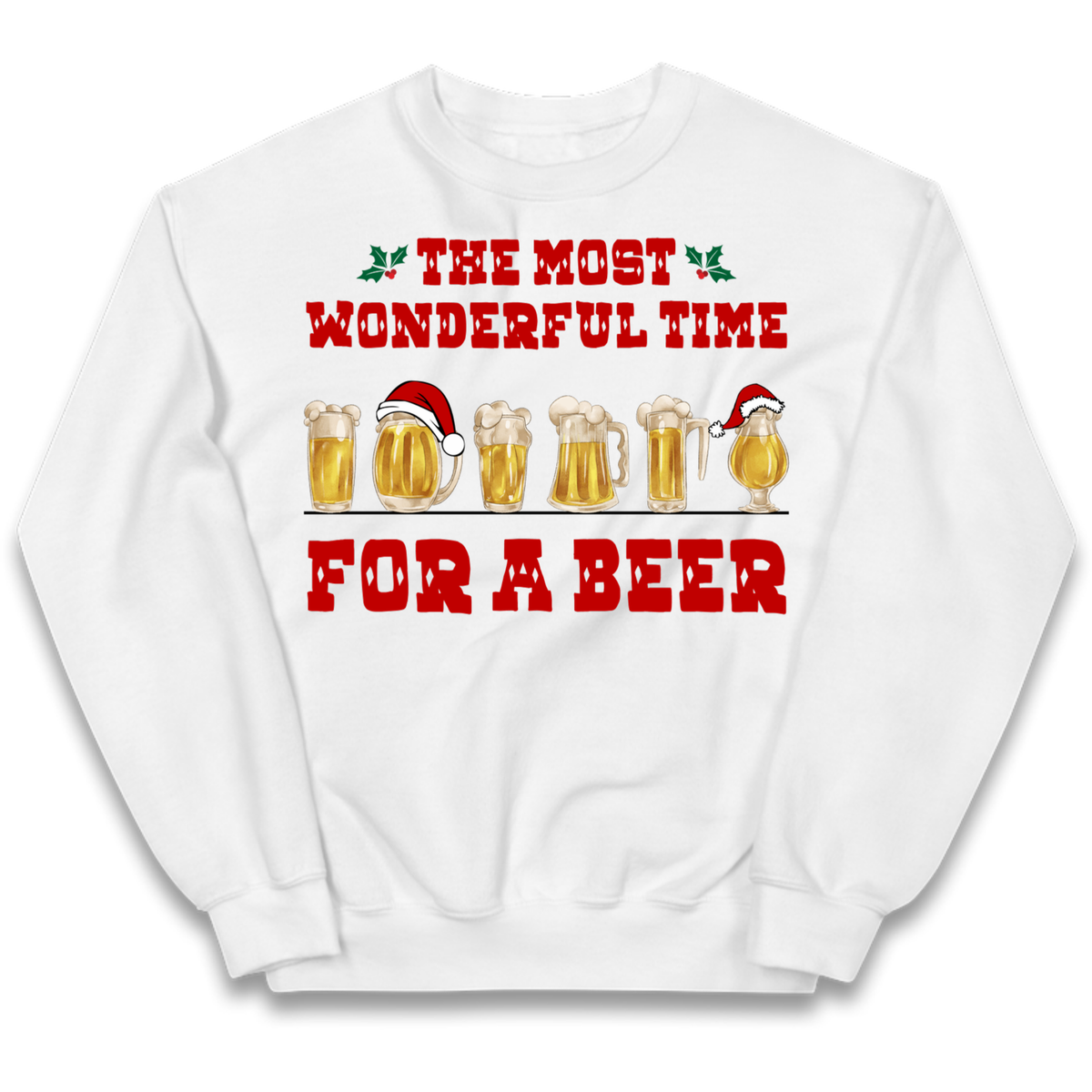 Festive Pint Graphic Kids Jumper