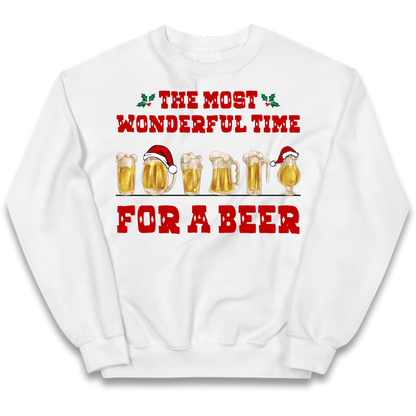 Festive Pint Graphic Kids Jumper