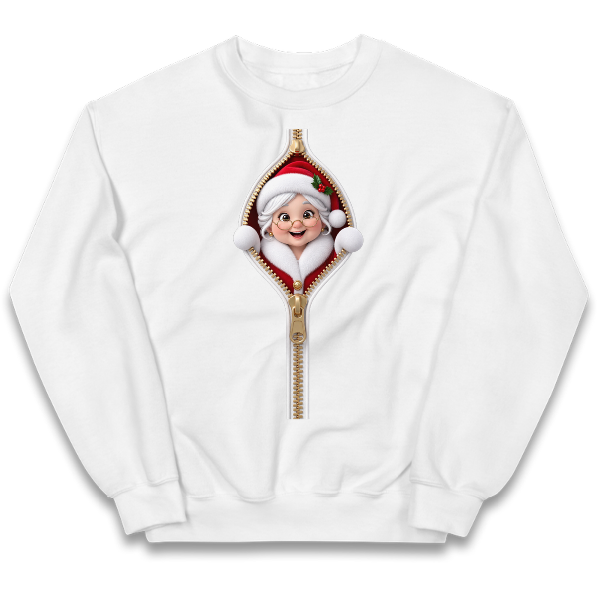 Mrs Claus Outfit Kids Jumper
