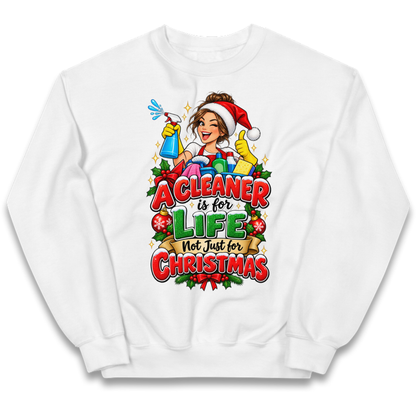 Cleaner Christmas Kids Jumper