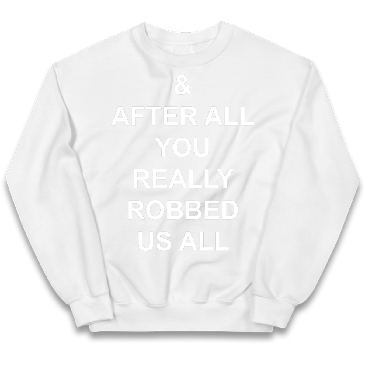 And After All You Really Robbed Us All Man City Cheats Kids Jumper