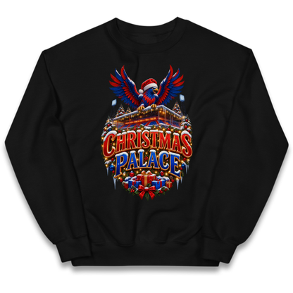 Crystal Palace Football Christmas Kids Jumper