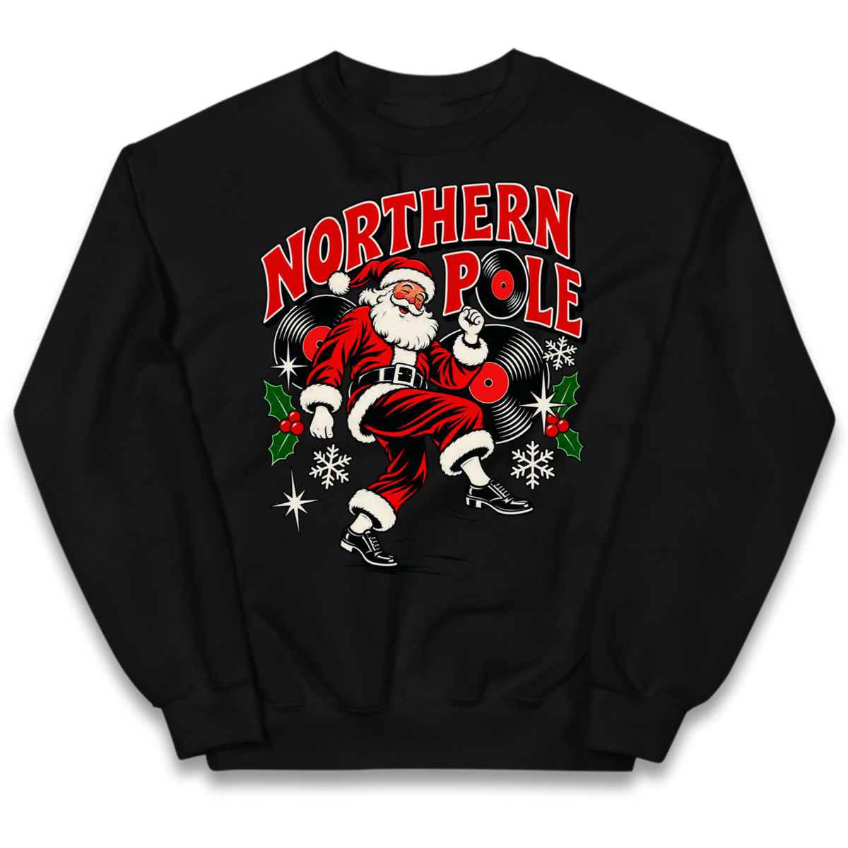 Northern Soul Christmas Kids Jumper