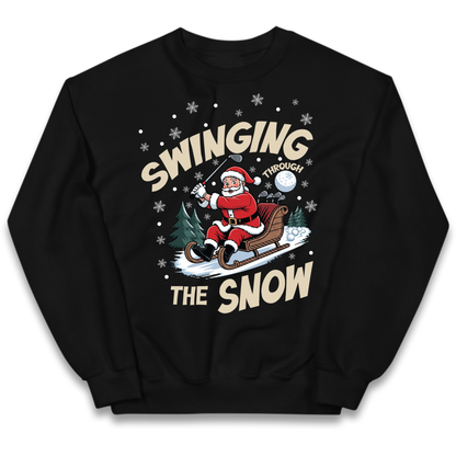 Christmas Golf Kids Jumper