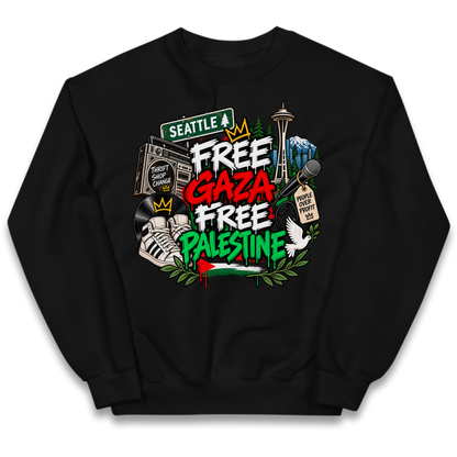 Macklemore Ed Sheeran Tour Palestine Kids Jumper
