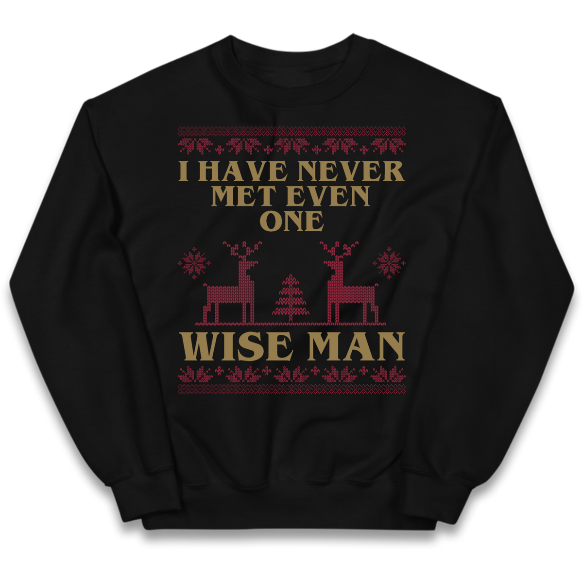 Retro Festive Graphic Kids Jumper