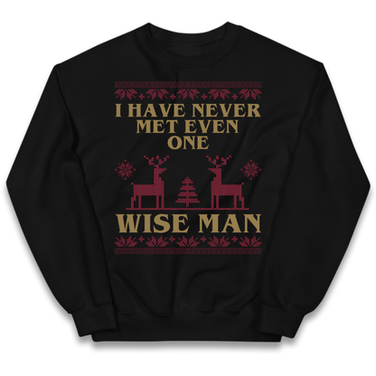 Retro Festive Graphic Kids Jumper