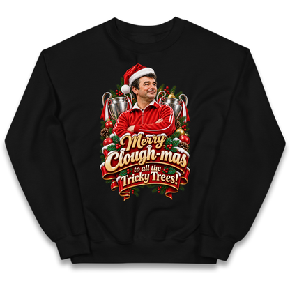 Nottm Forest Football Christmas Kids Jumper