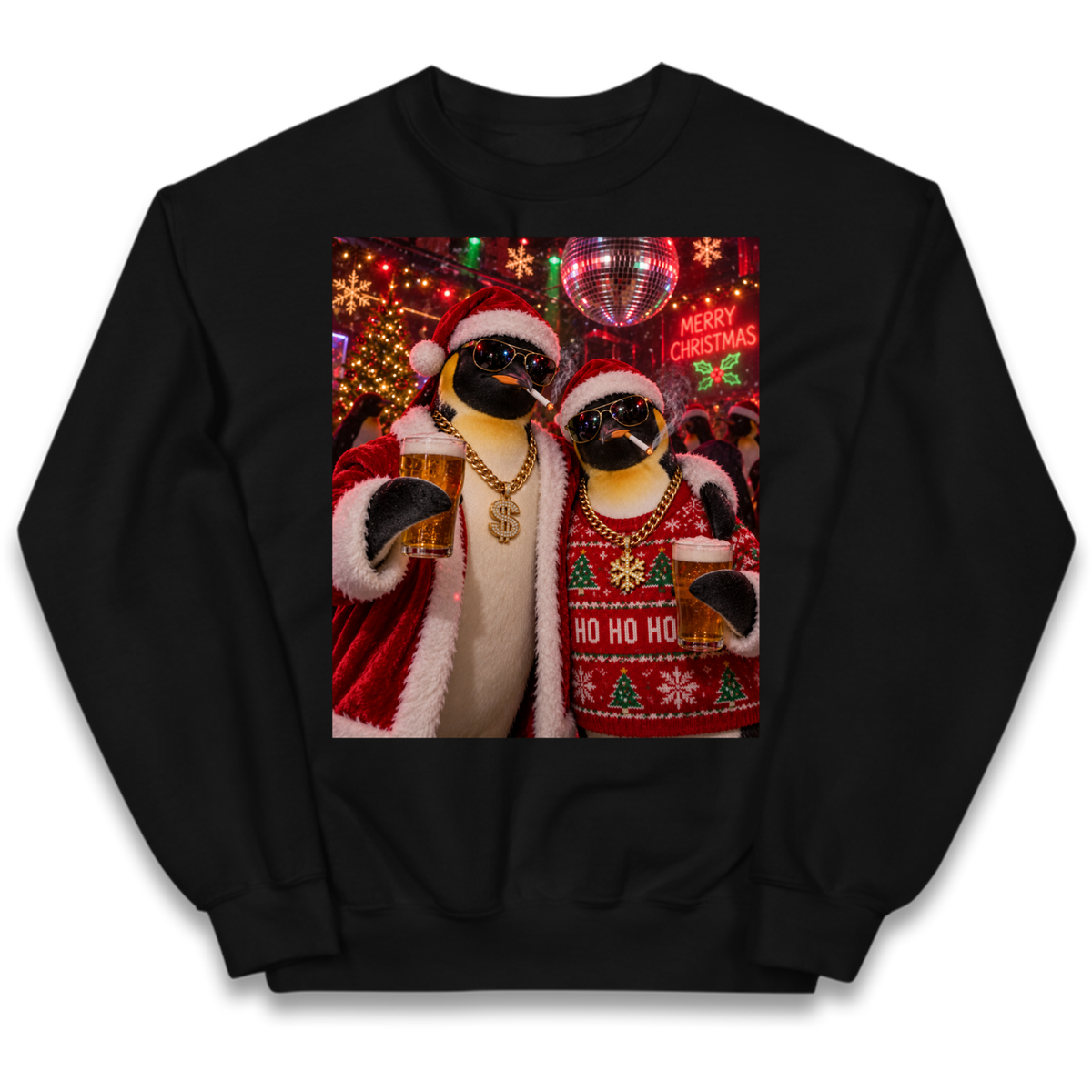 Penguin Christmas Kids Jumper
