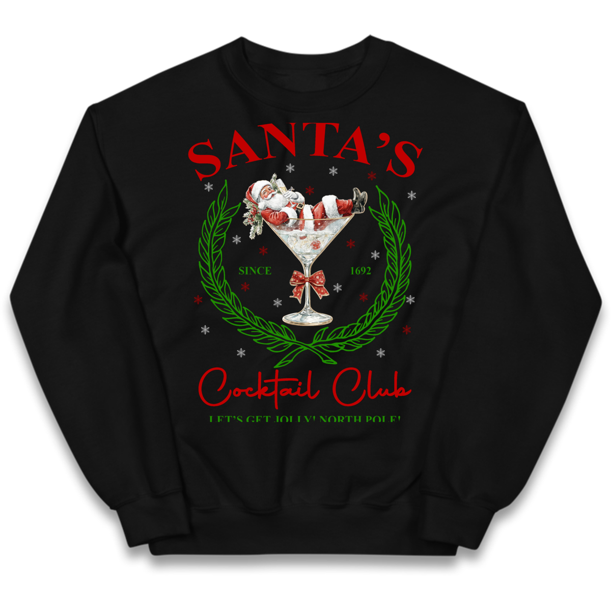 Cocktail Lover Christmas Kids Jumper