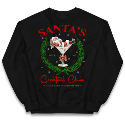 Cocktail Lover Christmas Kids Jumper