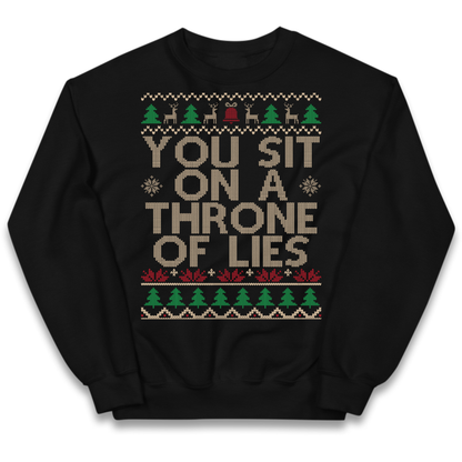 Throne Of Lies Christmas Kids Jumper