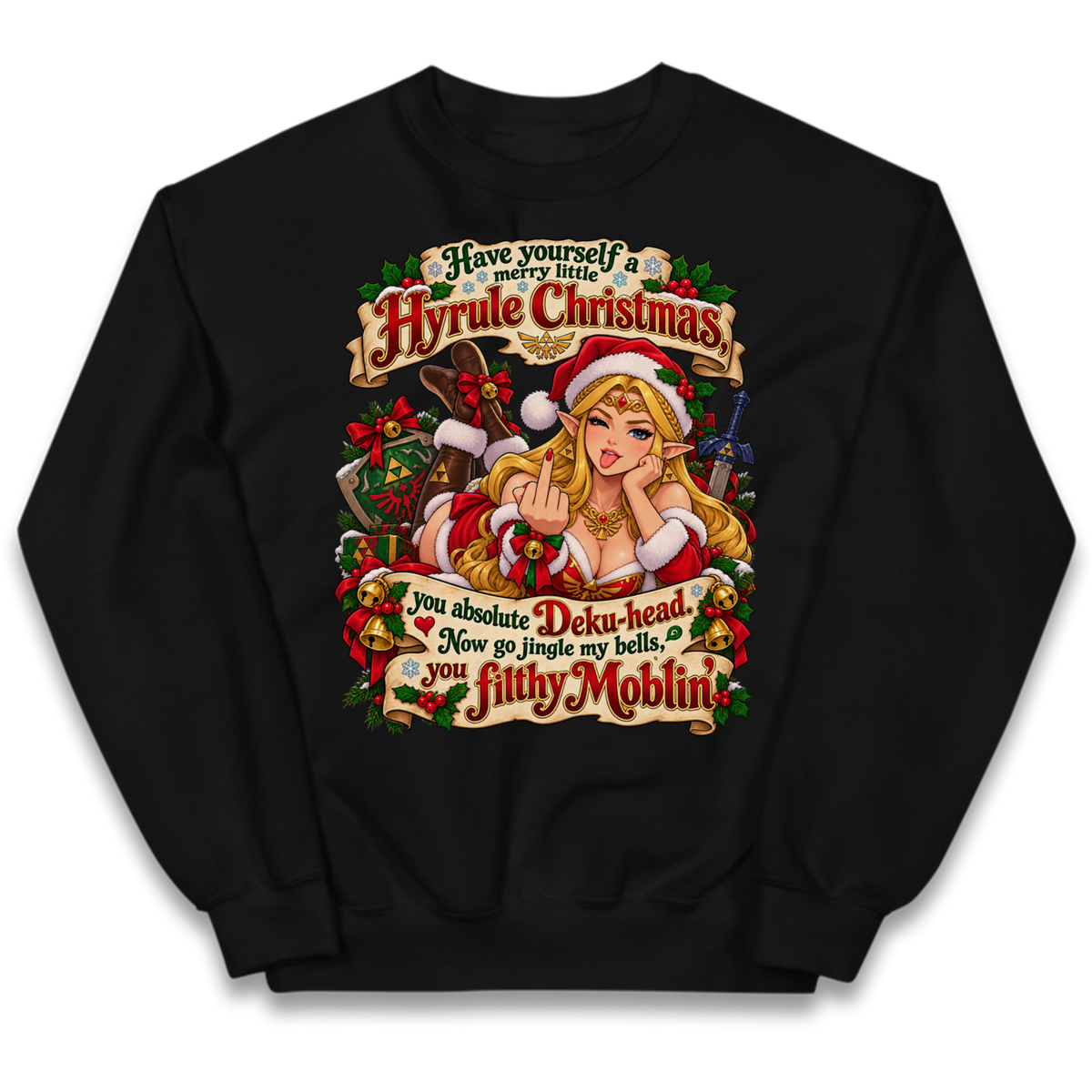 Zelda Christmas Kids Jumper