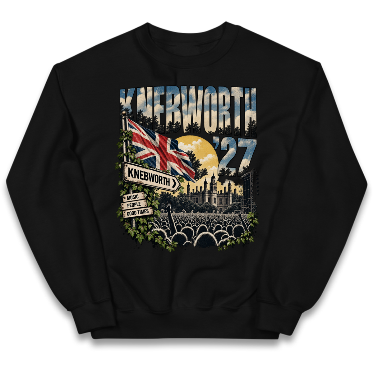 Oasis Knebworth Live '27 Kids Jumper