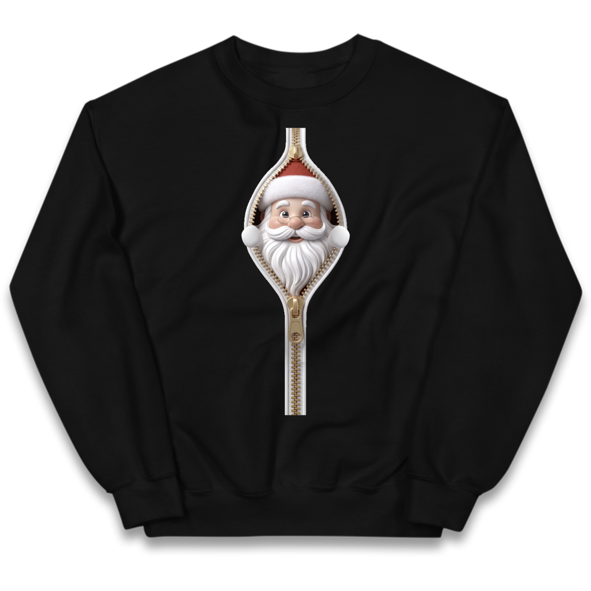 Santa Face Novelty Kids Jumper