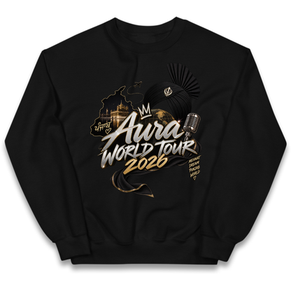 Diljit Dosanjh Aura World Tour 2026 Kids Jumper