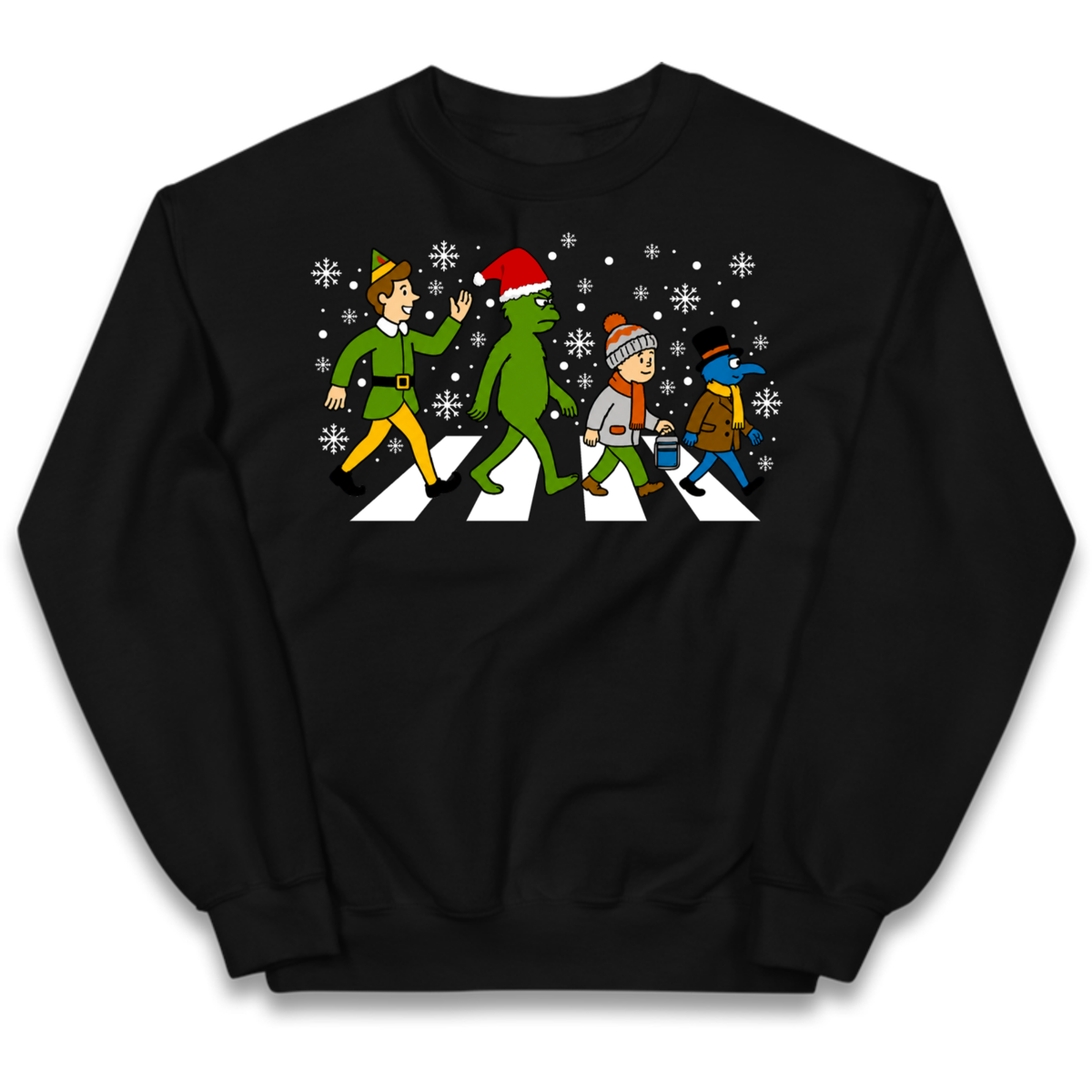 Abbey Road Walk Christmas jumper Kids Jumper